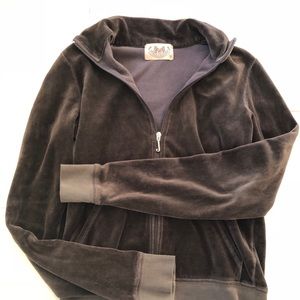 Juicy Couture velour track jacket